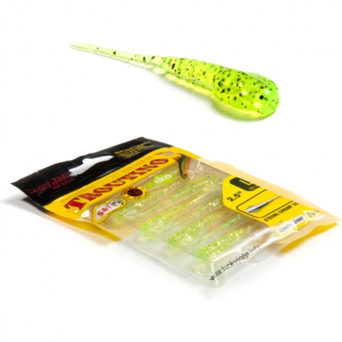 Твистеры съедобные LUCKY JOHN PRO SERIES TROUTINO, 2.1 in (53 мм), цвет 037, 10шт 140125-037 Твистеры съедобные LUCKY JOHN PRO SERIES TROUTINO, 2.1 in (53 мм), цвет 037, 10шт 140125-037