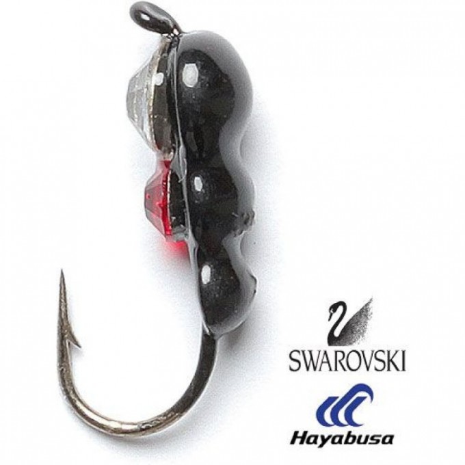 Мормышка вольфрамовая LUCKY JOHN SALMO МУРАВЕЙ 2 с петелькой и Swarovski 40мм, цвет 06 LJ19040-166 Мормышка вольфрамовая LUCKY JOHN SALMO МУРАВЕЙ 2 с петелькой и Swarovski 40мм, цвет 06 LJ19040-166