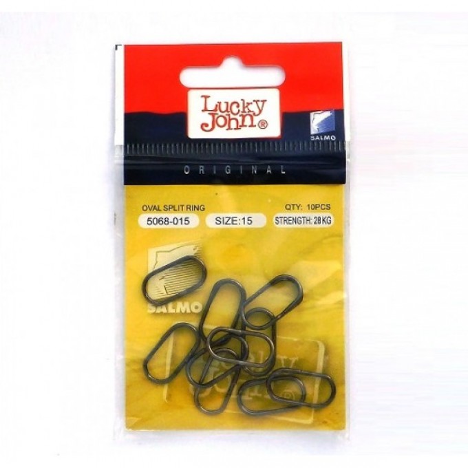 Кольца заводные LUCKY JOHN OVAL SPLIT RING 15.0Мм 10Шт. 5068-015 Кольца заводные LUCKY JOHN OVAL SPLIT RING 15.0Мм 10Шт. 5068-015