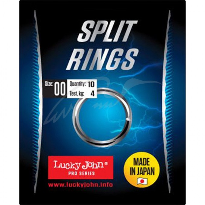 Кольца заводные LUCKY JOHN PRO SERIES SPLIT RINGS 10.1Мм/25.1Кг 5Шт. 5450-006 Кольца заводные LUCKY JOHN PRO SERIES SPLIT RINGS 10.1Мм/25.1Кг 5Шт. 5450-006