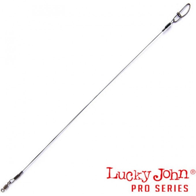 Поводки LUCKY JOHN PRO SERIES из флюорокарбона, оснащенные вертлюгой и застёжкой 54Кг 50См 2Шт. 8054-050 Поводки LUCKY JOHN PRO SERIES из флюорокарбона, оснащенные вертлюгой и застёжкой 54Кг 50См 2Шт. 8054-050