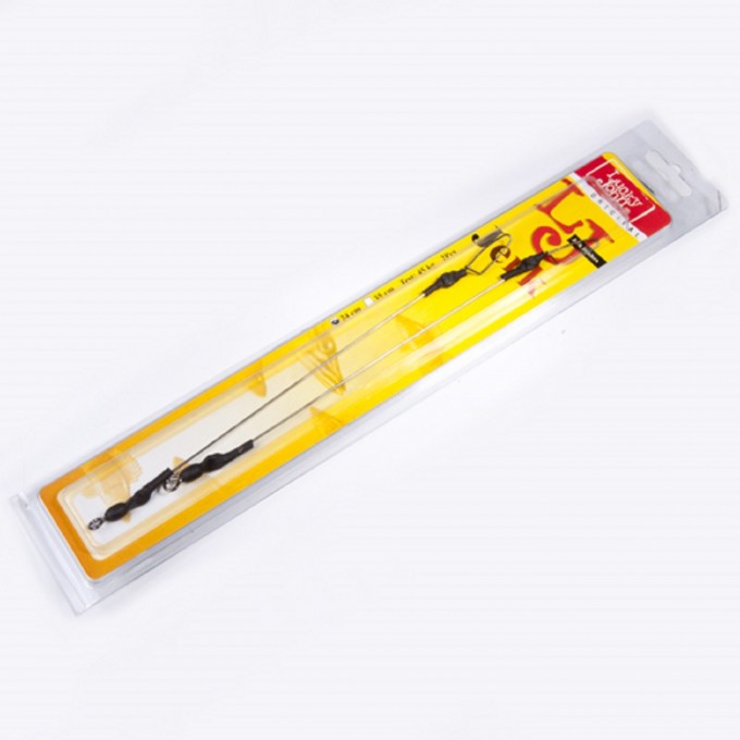 Поводки стальные LUCKY JOHN JERK LEADER 45Кг 24См 2Шт. 7016-240 Поводки стальные LUCKY JOHN JERK LEADER 45Кг 24См 2Шт. 7016-240