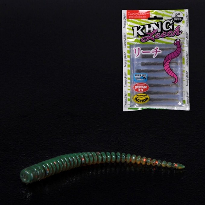 Слаги съедобные искусственные LUCKY JOHN PRO SERIES KING LEECH 2in (5 см), цвет pa16, 9шт. 140152-PA16 Слаги съедобные искусственные LUCKY JOHN PRO SERIES KING LEECH 2in (5 см), цвет pa16, 9шт. 140152-PA16