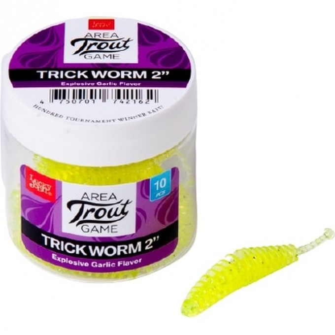 Слаги съедобные искусственные LUCKY JOHN PRO SERIES TRICK WORM 2.5in (64 мм), цвет f05, 7 шт 140177-101 Слаги съедобные искусственные LUCKY JOHN PRO SERIES TRICK WORM 2.5in (64 мм), цвет f05, 7 шт 140177-101