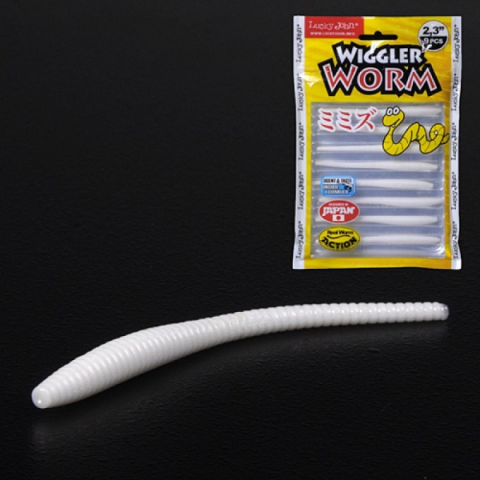 Слаги съедобные искусственные LUCKY JOHN PRO SERIES WIGGLER WORM, 2.3in (5.84 см), цвет 033, 9шт. 140153-033 Слаги съедобные искусственные LUCKY JOHN PRO SERIES WIGGLER WORM, 2.3in (5.84 см), цвет 033, 9шт. 140153-033