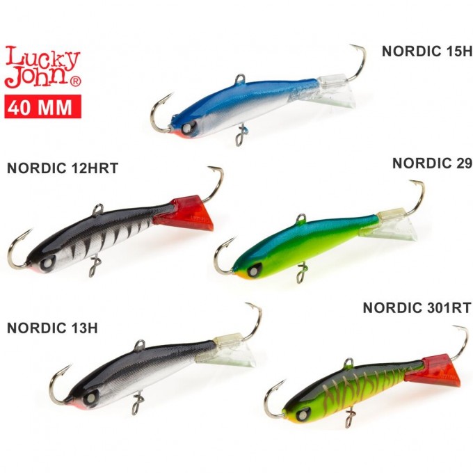 Балансиры LUCKY JOHN набор MIX NORDIC 4 40мм/12HRT/13H/15H/29/301RT 5шт без тройника LJB-010SET Балансиры LUCKY JOHN набор MIX NORDIC 4 40мм/12HRT/13H/15H/29/301RT 5шт без тройника LJB-010SET