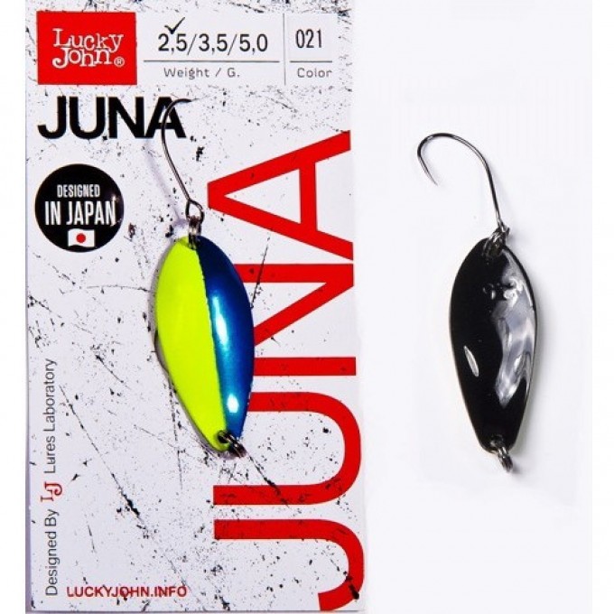 Блесна колеблющаяся LUCKY JOHN JUNA 2,5 г, цвет 021 LJJU25-021 Блесна колеблющаяся LUCKY JOHN JUNA 2,5 г, цвет 021 LJJU25-021