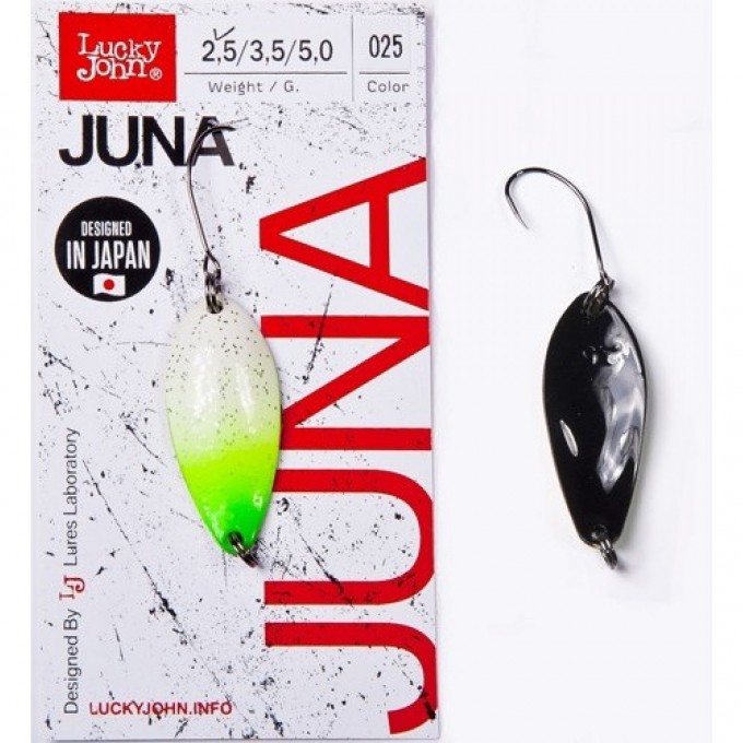 Блесна колеблющаяся LUCKY JOHN JUNA 2,5 г, цвет 025 LJJU25-025 Блесна колеблющаяся LUCKY JOHN JUNA 2,5 г, цвет 025 LJJU25-025