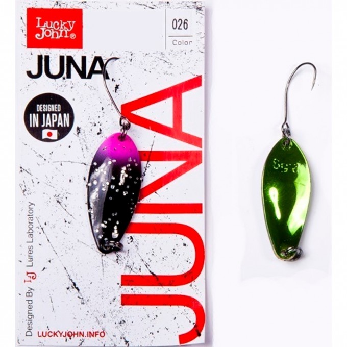 Блесна колеблющаяся LUCKY JOHN JUNA 2,5 г, цвет 026 LJJU25-026 Блесна колеблющаяся LUCKY JOHN JUNA 2,5 г, цвет 026 LJJU25-026