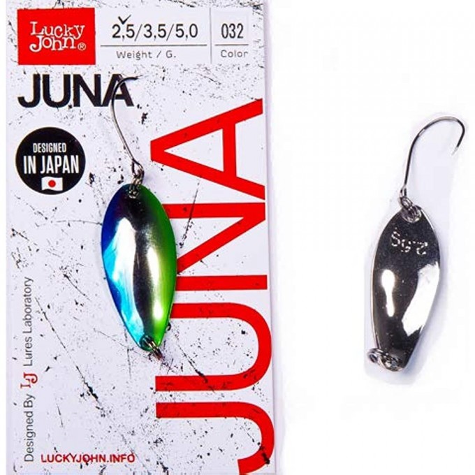 Блесна колеблющаяся LUCKY JOHN JUNA 3,5 г, цвет 032 LJJU35-032 Блесна колеблющаяся LUCKY JOHN JUNA 3,5 г, цвет 032 LJJU35-032