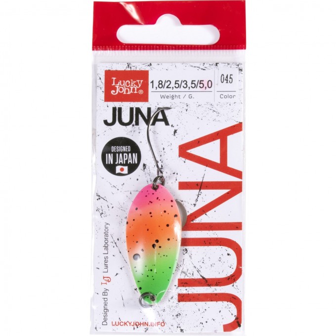 Блесна колеблющаяся LUCKY JOHN JUNA 5 г, цвет 045 LJJU50-045 Блесна колеблющаяся LUCKY JOHN JUNA 5 г, цвет 045 LJJU50-045