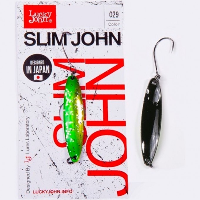 Блесна колеблющаяся LUCKY JOHN SLIM JOHN 3,5 г, цвет 029 LJSJ35-029 Блесна колеблющаяся LUCKY JOHN SLIM JOHN 3,5 г, цвет 029 LJSJ35-029