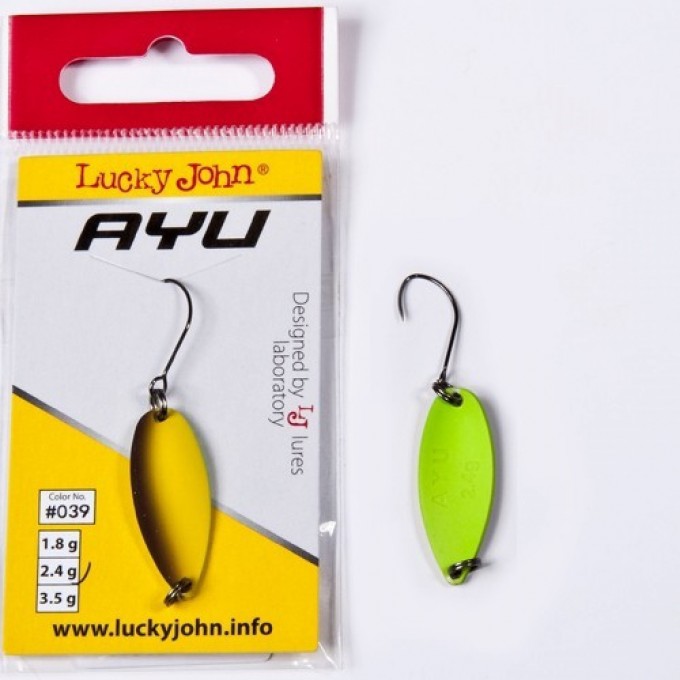 Блесна колеблющаяся LUCKY JOHN TR AYU 2,4 г, цвет 039 150924-039 Блесна колеблющаяся LUCKY JOHN TR AYU 2,4 г, цвет 039 150924-039