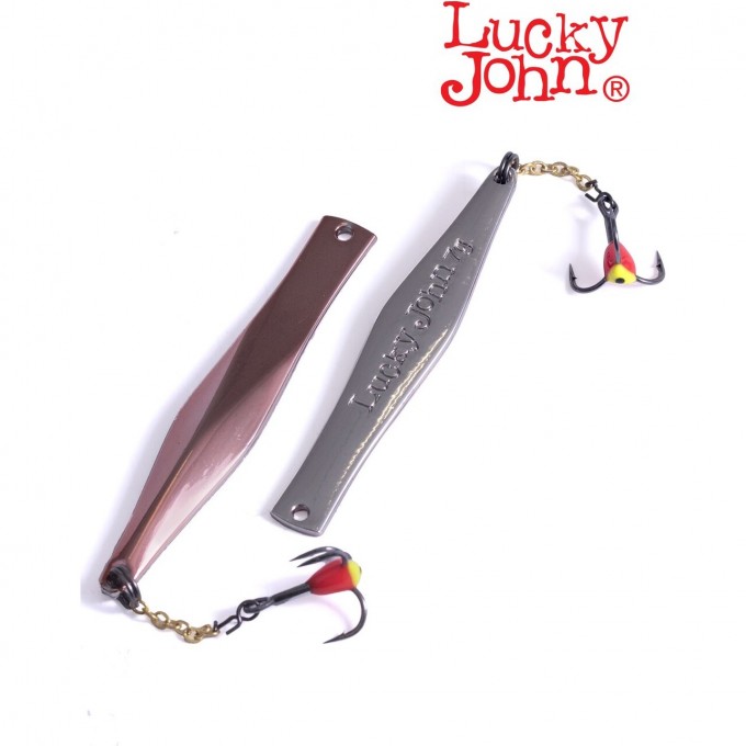 Блесна вертикальная зимняя LUCKY JOHN KALOMIES с цепочкой и тройником 75мм CS LJK75-CS Блесна вертикальная зимняя LUCKY JOHN KALOMIES с цепочкой и тройником 75мм CS LJK75-CS