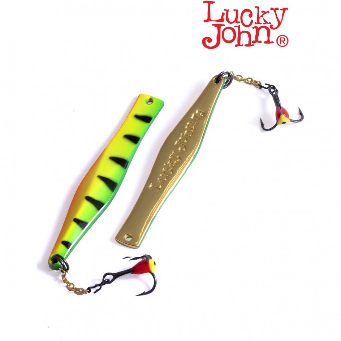 Блесна вертикальная зимняя LUCKY JOHN KALOMIES с цепочкой и тройником 75мм TIGER LJK75-T Блесна вертикальная зимняя LUCKY JOHN KALOMIES с цепочкой и тройником 75мм TIGER LJK75-T