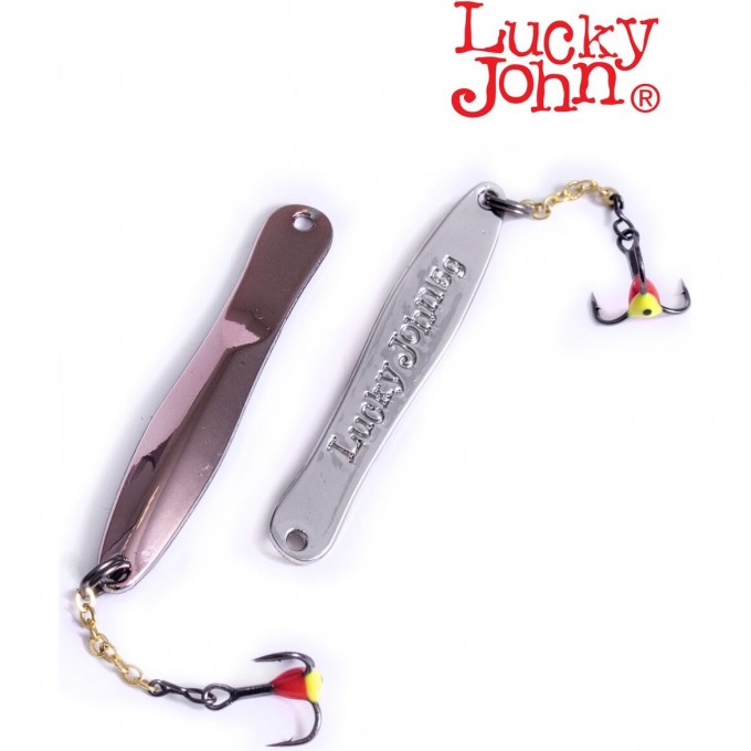 Блесна вертикальная зимняя LUCKY JOHN WALLE с цепочкой и тройником 50мм CS LJW50-CS Блесна вертикальная зимняя LUCKY JOHN WALLE с цепочкой и тройником 50мм CS LJW50-CS