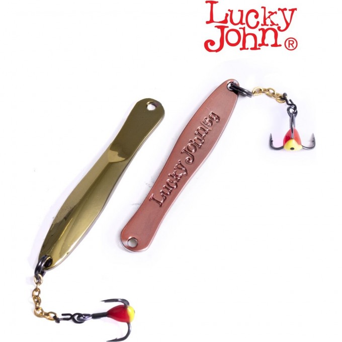 Блесна вертикальная зимняя LUCKY JOHN WALLE с цепочкой и тройником 50мм GC LJW50-GC Блесна вертикальная зимняя LUCKY JOHN WALLE с цепочкой и тройником 50мм GC LJW50-GC