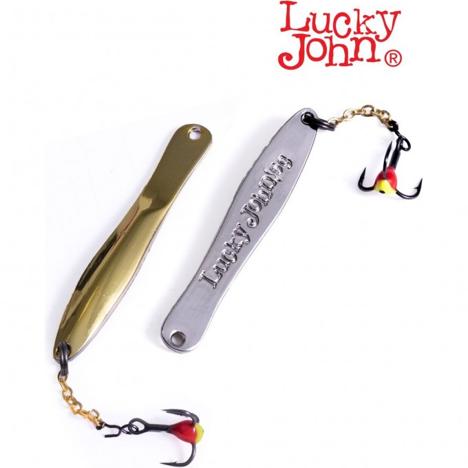 Блесна вертикальная зимняя LUCKY JOHN WALLE с цепочкой и тройником 50мм GS LJW50-GS Блесна вертикальная зимняя LUCKY JOHN WALLE с цепочкой и тройником 50мм GS LJW50-GS