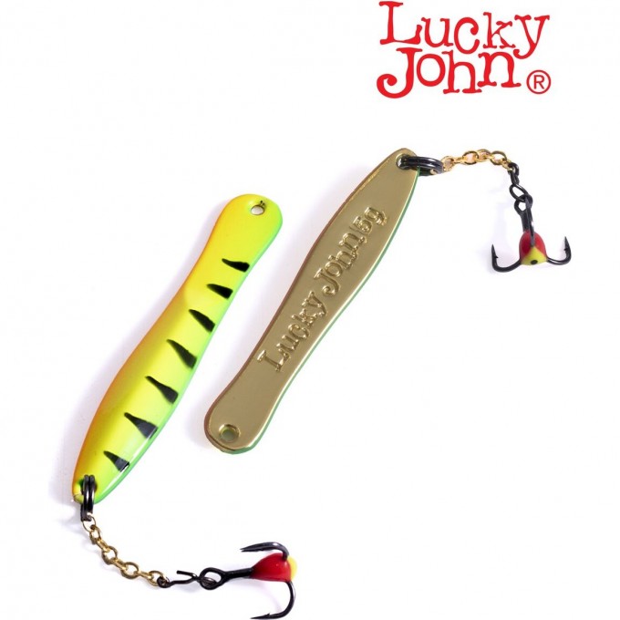 Блесна вертикальная зимняя LUCKY JOHN WALLE с цепочкой и тройником 50мм TIGER LJW50-T Блесна вертикальная зимняя LUCKY JOHN WALLE с цепочкой и тройником 50мм TIGER LJW50-T