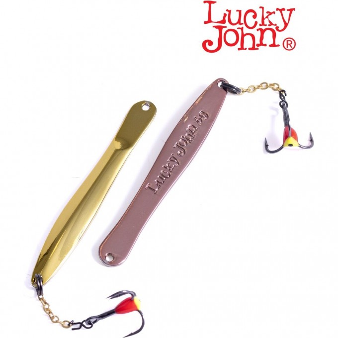 Блесна вертикальная зимняя LUCKY JOHN WALLE с цепочкой и тройником 60мм GC LJW60-GC Блесна вертикальная зимняя LUCKY JOHN WALLE с цепочкой и тройником 60мм GC LJW60-GC