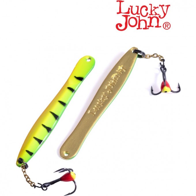Блесна вертикальная зимняя LUCKY JOHN WALLE с цепочкой и тройником 60мм TIGER LJW60-T Блесна вертикальная зимняя LUCKY JOHN WALLE с цепочкой и тройником 60мм TIGER LJW60-T