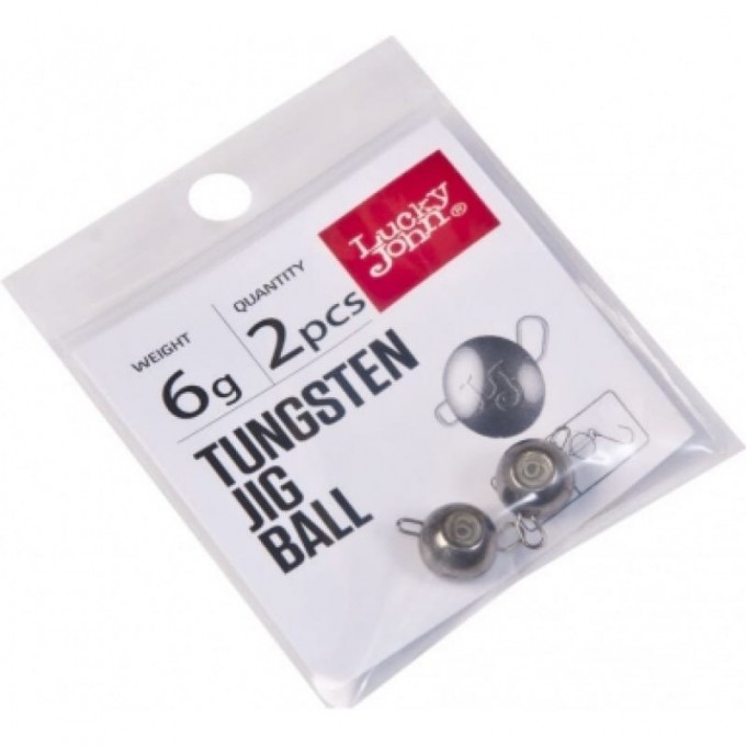Джиг-головки LUCKY JOHN TUNGSTEN JIG BALL 6 г, набор 2шт. LJTB-006 Джиг-головки LUCKY JOHN TUNGSTEN JIG BALL 6 г, набор 2шт. LJTB-006