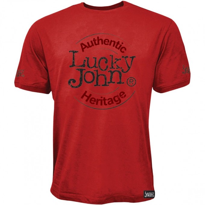 Футболка LUCKY JOHN Красная 04 Р.xl AM-157-04XL Футболка LUCKY JOHN Красная 04 Р.xl AM-157-04XL