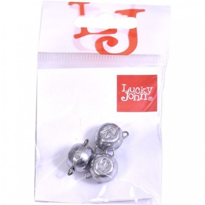 Груз-головки разборные LUCKY JOHN BALL 12г, 3шт LJBR-012 Груз-головки разборные LUCKY JOHN BALL 12г, 3шт LJBR-012