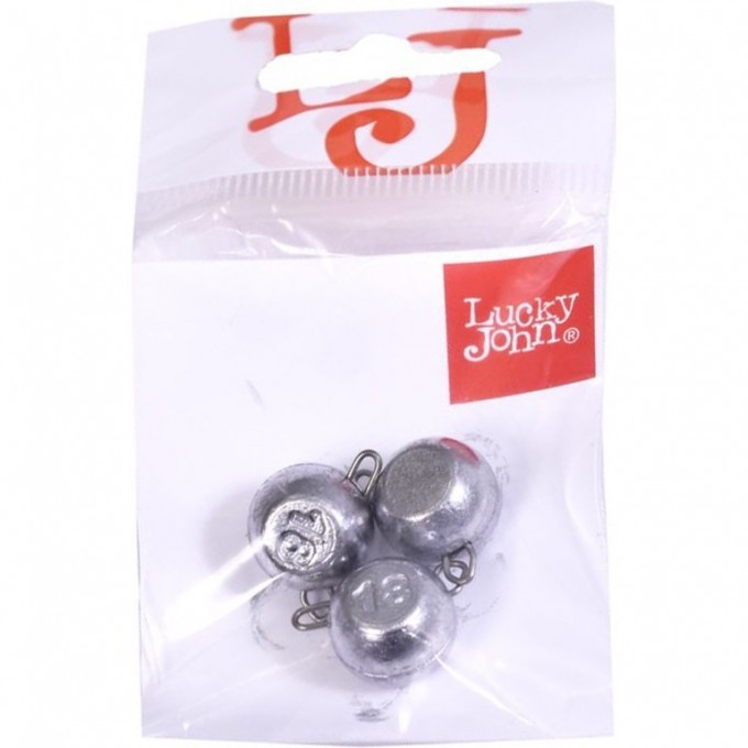 Груз-головки разборные LUCKY JOHN BALL 18г, 3шт LJBR-018 Груз-головки разборные LUCKY JOHN BALL 18г, 3шт LJBR-018