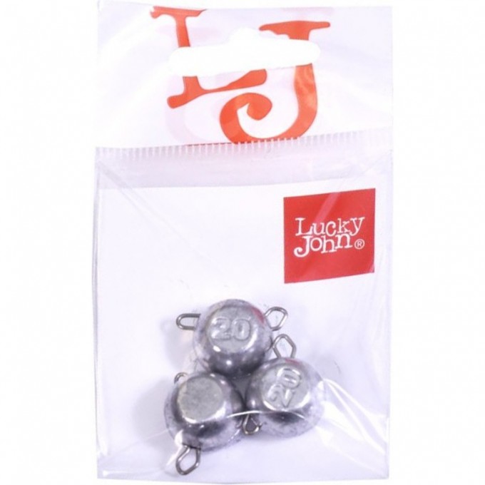Груз-головки разборные LUCKY JOHN BALL 20г, 3шт LJBR-020 Груз-головки разборные LUCKY JOHN BALL 20г, 3шт LJBR-020
