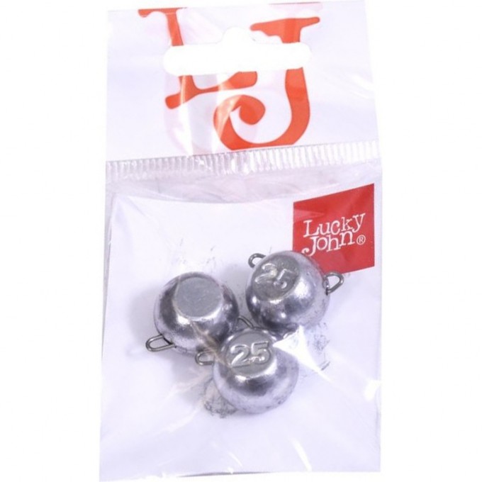 Груз-головки разборные LUCKY JOHN BALL 25г, 3шт LJBR-025 Груз-головки разборные LUCKY JOHN BALL 25г, 3шт LJBR-025
