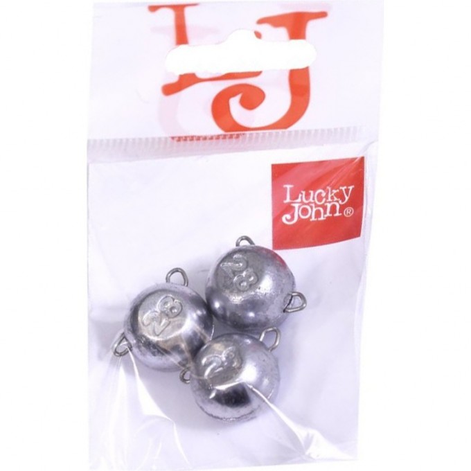 Груз-головки разборные LUCKY JOHN BALL 28г, 3шт LJBR-028 Груз-головки разборные LUCKY JOHN BALL 28г, 3шт LJBR-028