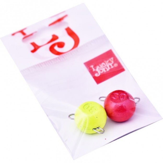 Груз-головки разборные LUCKY JOHN BALL RGY MIX1 30г, 2шт LJBRMIX1-030 Груз-головки разборные LUCKY JOHN BALL RGY MIX1 30г, 2шт LJBRMIX1-030