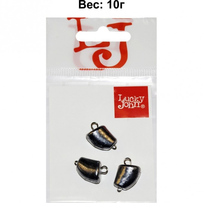 Груз-головки разборные LUCKY JOHN CLOVE SMALL 10г, уп. 3шт LJCS-0100 Груз-головки разборные LUCKY JOHN CLOVE SMALL 10г, уп. 3шт LJCS-0100