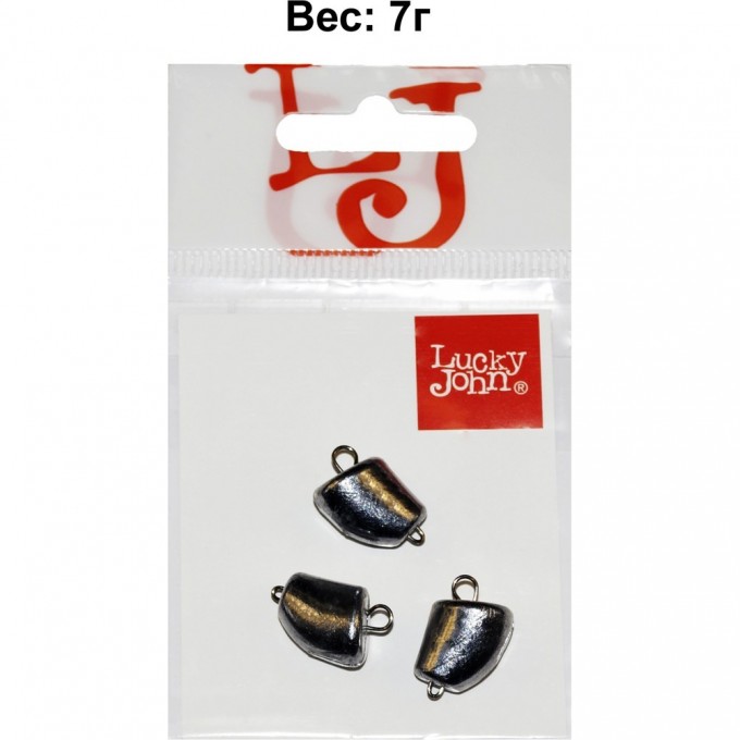 Груз-головки разборные LUCKY JOHN CLOVE SMALL 7г, уп. 3шт LJCS-0070 Груз-головки разборные LUCKY JOHN CLOVE SMALL 7г, уп. 3шт LJCS-0070