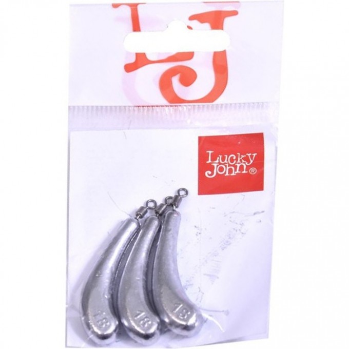 Груза LUCKY JOHN DROP SHOT BANANA 18г 3шт LJDB-018 Груза LUCKY JOHN DROP SHOT BANANA 18г 3шт LJDB-018