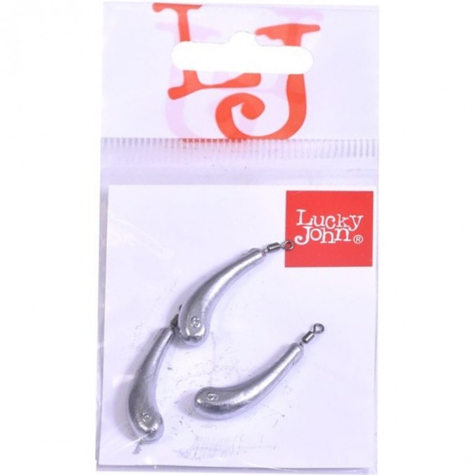 Груза LUCKY JOHN DROP SHOT BANANA 6г 3шт LJDB-006 Груза LUCKY JOHN DROP SHOT BANANA 6г 3шт LJDB-006