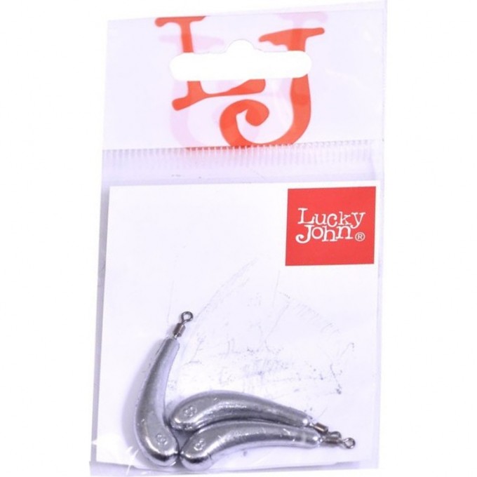 Груза LUCKY JOHN DROP SHOT BANANA 8г 3шт LJDB-008 Груза LUCKY JOHN DROP SHOT BANANA 8г 3шт LJDB-008