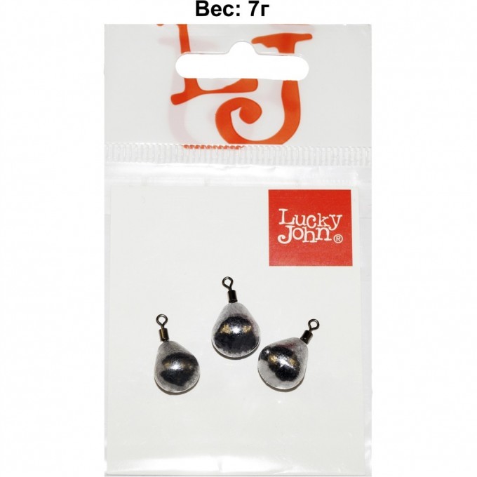 Грузa LUCKY JOHN JIG RIG 7г, уп. 3шт LJJR-0070 Грузa LUCKY JOHN JIG RIG 7г, уп. 3шт LJJR-0070