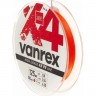 Леска плетёная LUCKY JOHN VANREX X4 BRAID FLUO ORANGE 125 м - 0,14 мм LJ4113-014