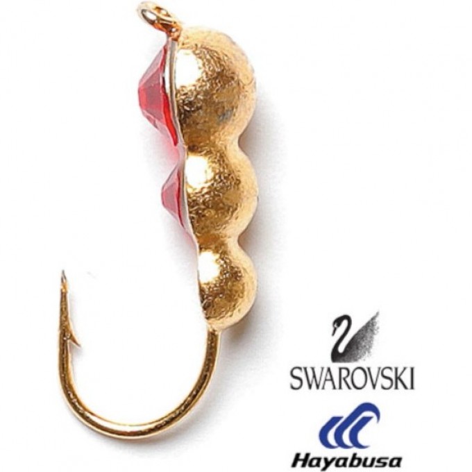 Мормышка вольфрамовая LUCKY JOHN SALMO МУРАВЕЙ 2 с петелькой и Swarovski 40мм, цвет 03 LJ19040-163 Мормышка вольфрамовая LUCKY JOHN SALMO МУРАВЕЙ 2 с петелькой и Swarovski 40мм, цвет 03 LJ19040-163