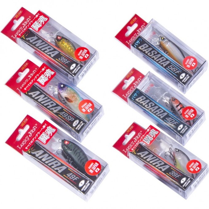 Набор воблеров LUCKY JOHN PRO SERIES 01 SET 6шт. LJVP-001SET Набор воблеров LUCKY JOHN PRO SERIES 01 SET 6шт. LJVP-001SET