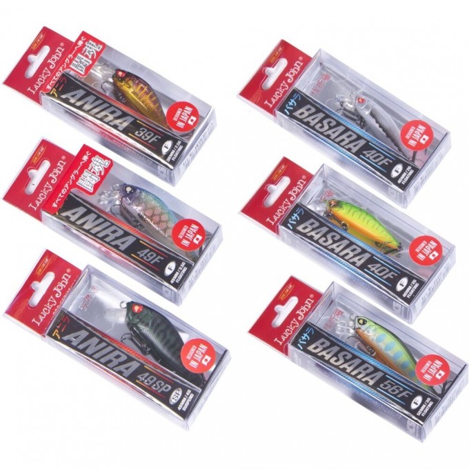 Набор воблеров LUCKY JOHN PRO SERIES 02 SET 6шт. LJVP-002SET Набор воблеров LUCKY JOHN PRO SERIES 02 SET 6шт. LJVP-002SET