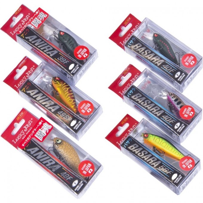 Набор воблеров LUCKY JOHN PRO SERIES 03 SET 6шт. LJVP-003SET Набор воблеров LUCKY JOHN PRO SERIES 03 SET 6шт. LJVP-003SET