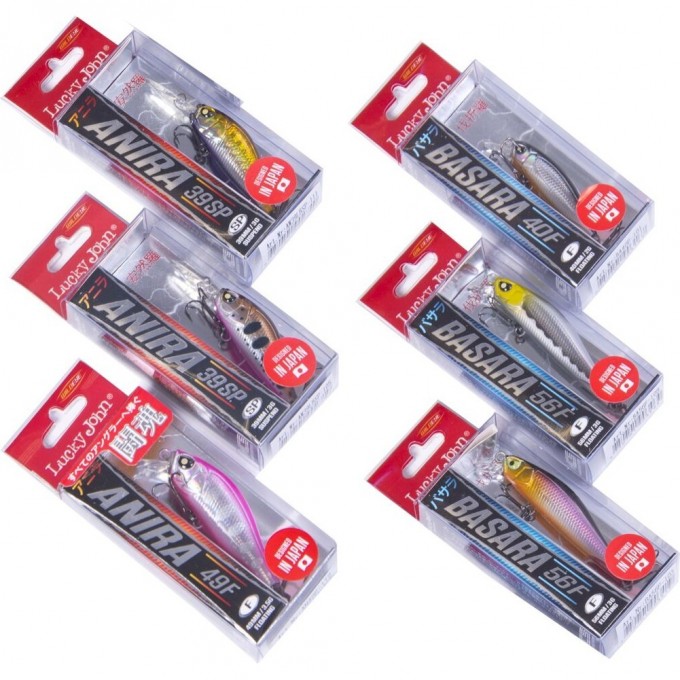 Набор воблеров LUCKY JOHN PRO SERIES 04 SET 6шт. LJVP-004SET Набор воблеров LUCKY JOHN PRO SERIES 04 SET 6шт. LJVP-004SET