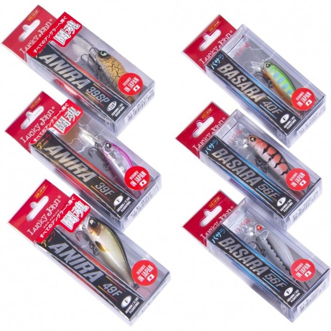 Набор воблеров LUCKY JOHN PRO SERIES 05 SET 6шт. LJVP-005SET Набор воблеров LUCKY JOHN PRO SERIES 05 SET 6шт. LJVP-005SET