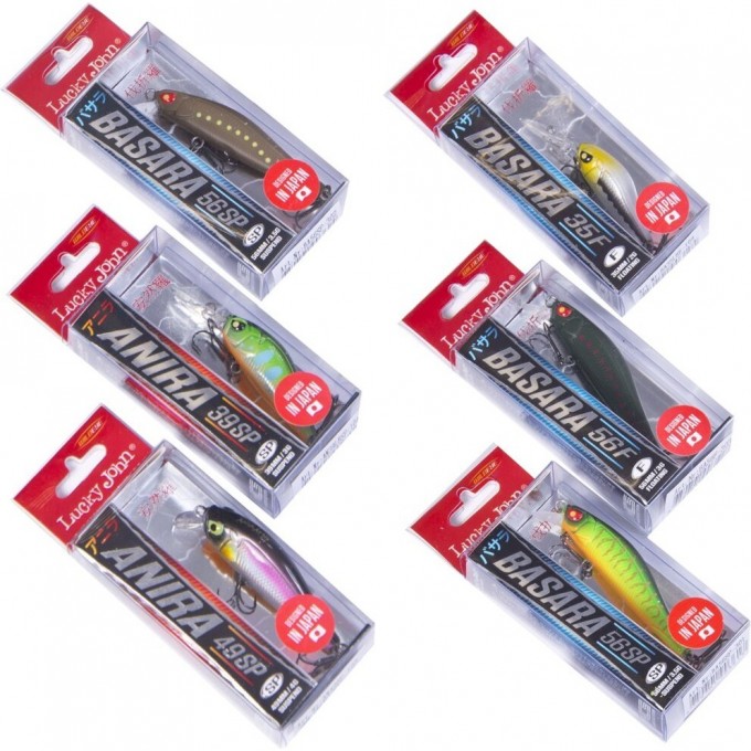 Набор воблеров LUCKY JOHN PRO SERIES 07 SET 6шт. LJVP-007SET Набор воблеров LUCKY JOHN PRO SERIES 07 SET 6шт. LJVP-007SET