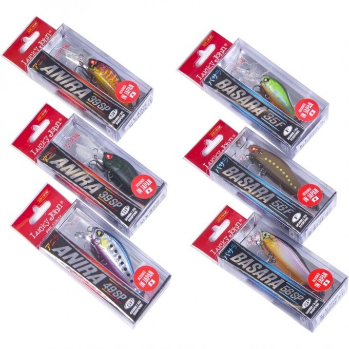 Набор воблеров LUCKY JOHN PRO SERIES 08 SET 6шт. LJVP-008SET Набор воблеров LUCKY JOHN PRO SERIES 08 SET 6шт. LJVP-008SET