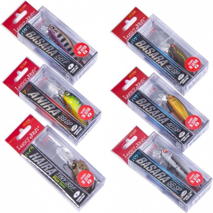 Набор воблеров LUCKY JOHN PRO SERIES 09 SET 6шт. LJVP-009SET Набор воблеров LUCKY JOHN PRO SERIES 09 SET 6шт. LJVP-009SET