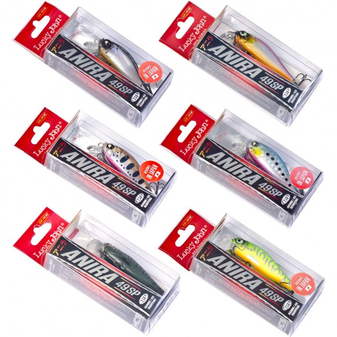 Набор воблеров LUCKY JOHN PRO SERIES ANIRA ANIRA SP 04.90/020SET 6шт. LJVP-020SET Набор воблеров LUCKY JOHN PRO SERIES ANIRA ANIRA SP 04.90/020SET 6шт. LJVP-020SET